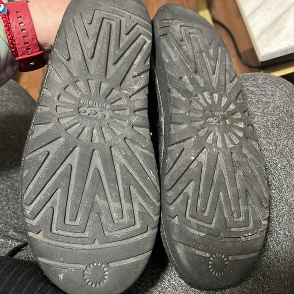 Ugg black tall Bailey button sweater boots - Picture 4 of 11